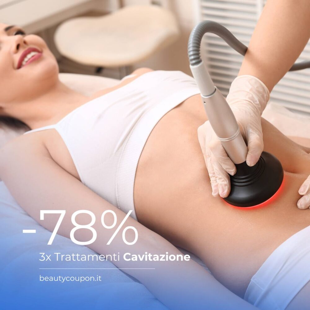 Offerta 3: Tre sedute di Cavitazione – Risparmia il 78%!